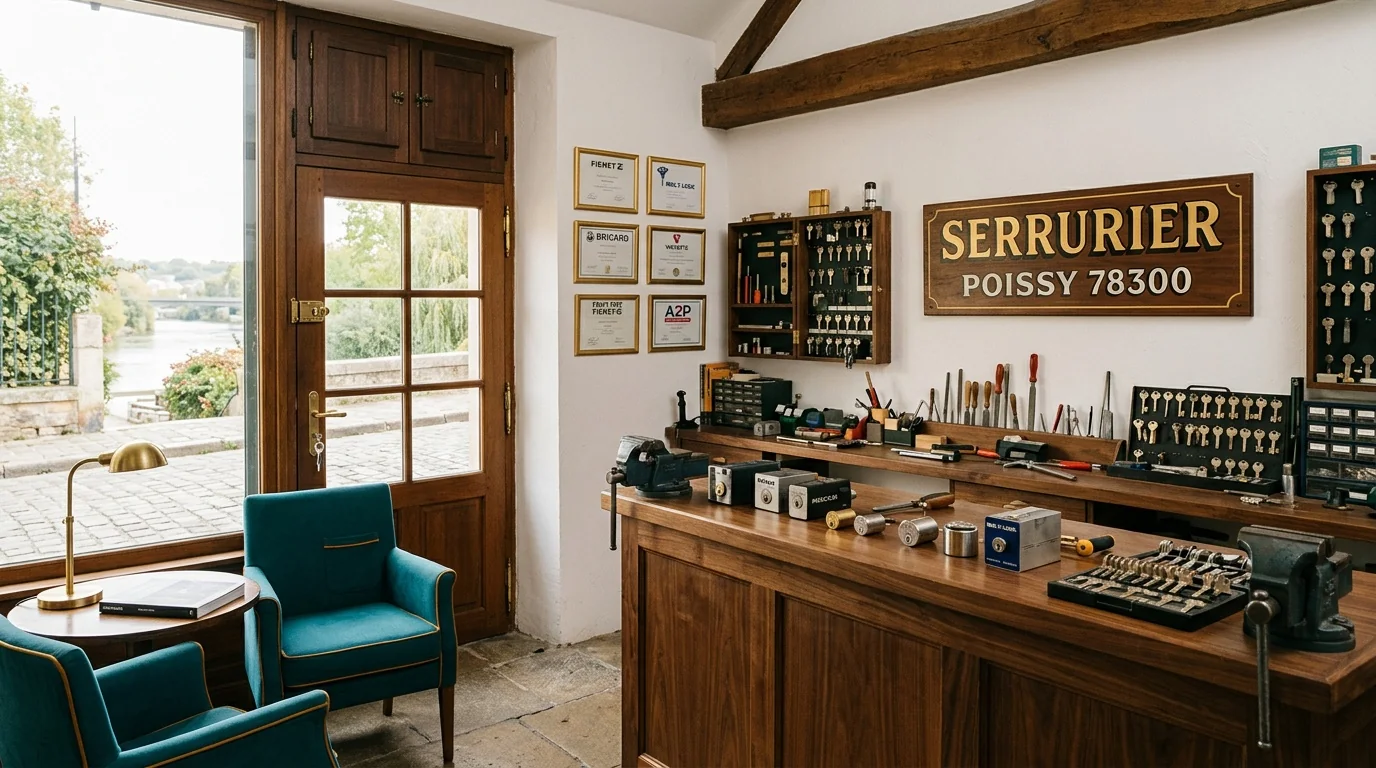 Atelier Serrurier Poissy · côté Collégiale Saint-Louis